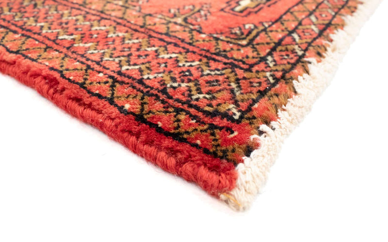 Runner Turkaman Rug - 100 x 50 cm - red