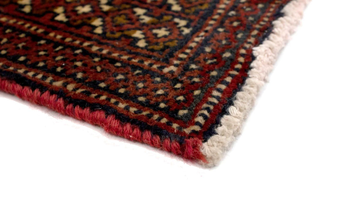 Runner Turkaman Rug - 100 x 50 cm - red