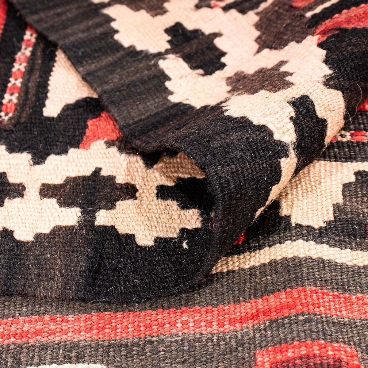 Runner Kelim Rug - Old - 300 x 145 cm - multicolored