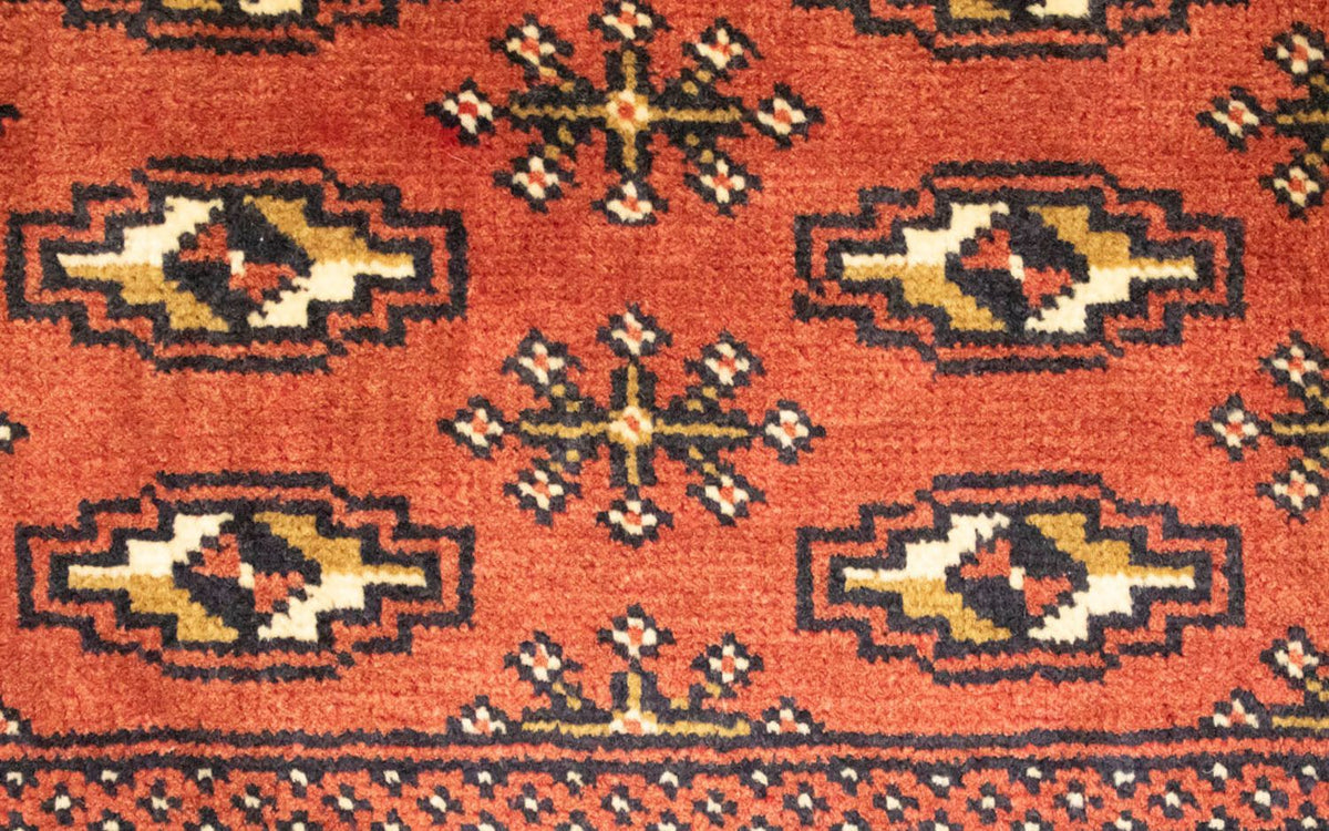Runner Turkaman Rug - 100 x 50 cm - rust