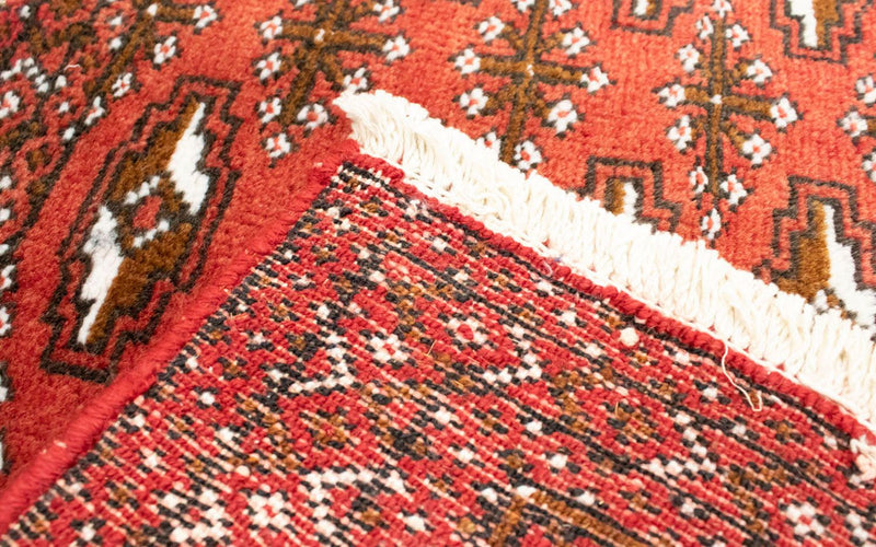 Runner Turkaman Rug - 100 x 50 cm - red