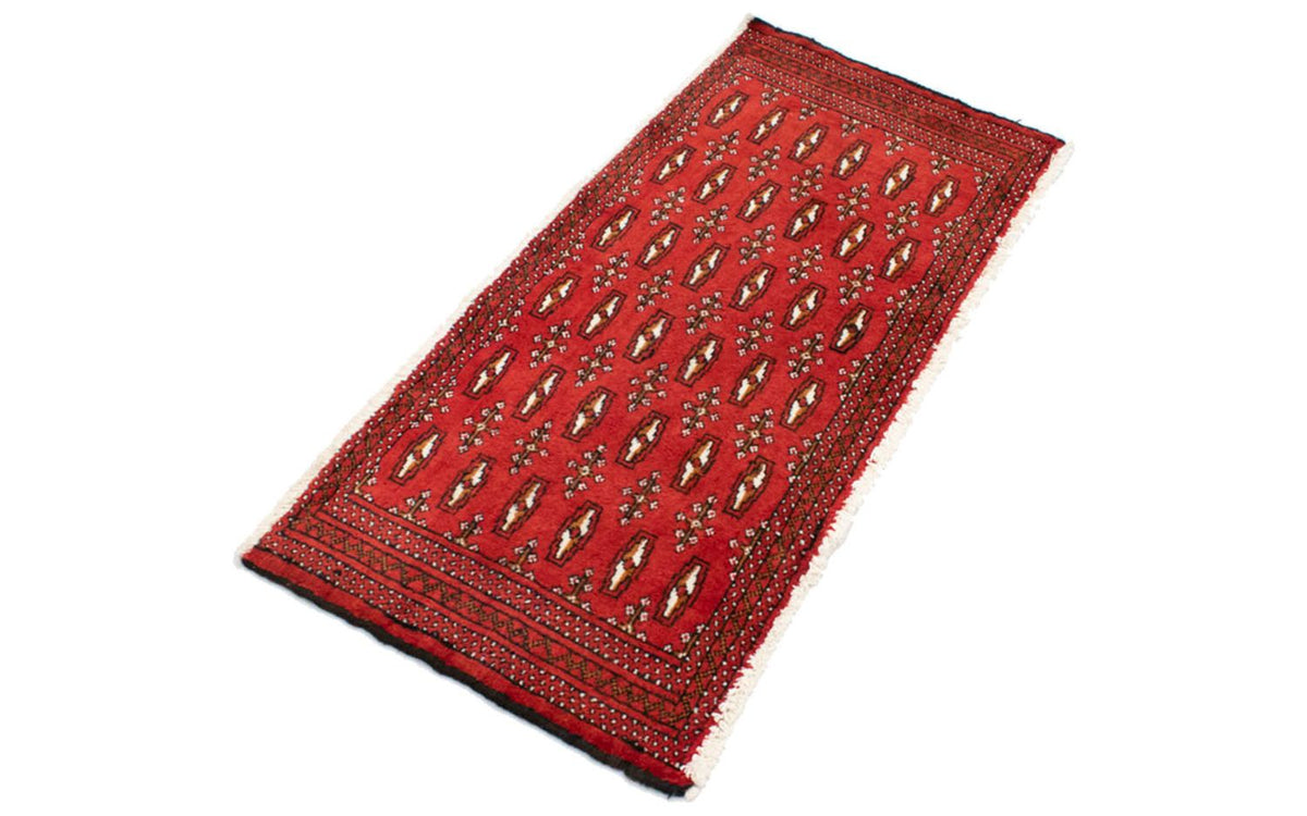 Runner Turkaman Rug - 100 x 50 cm - red