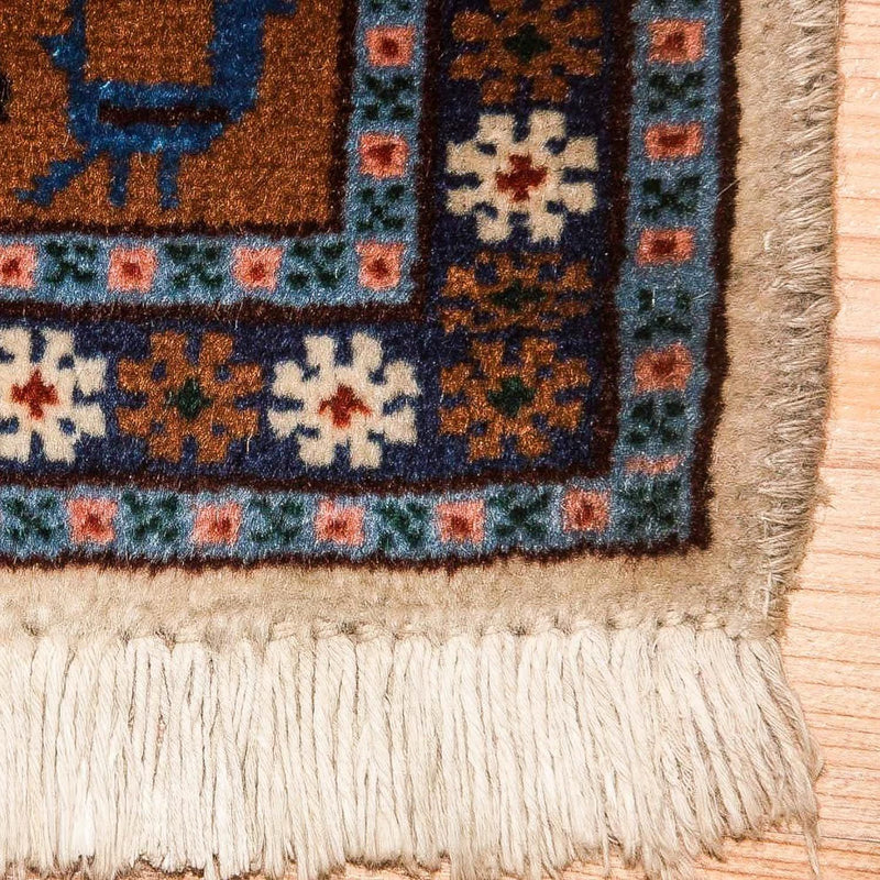 Perser Rug - Nomadic - 55 x 39 cm - light brown