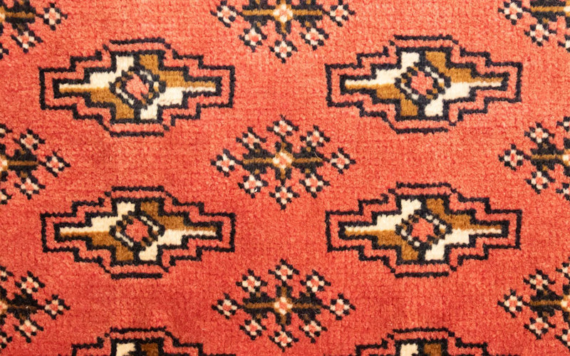 Runner Turkaman Rug - 100 x 50 cm - red