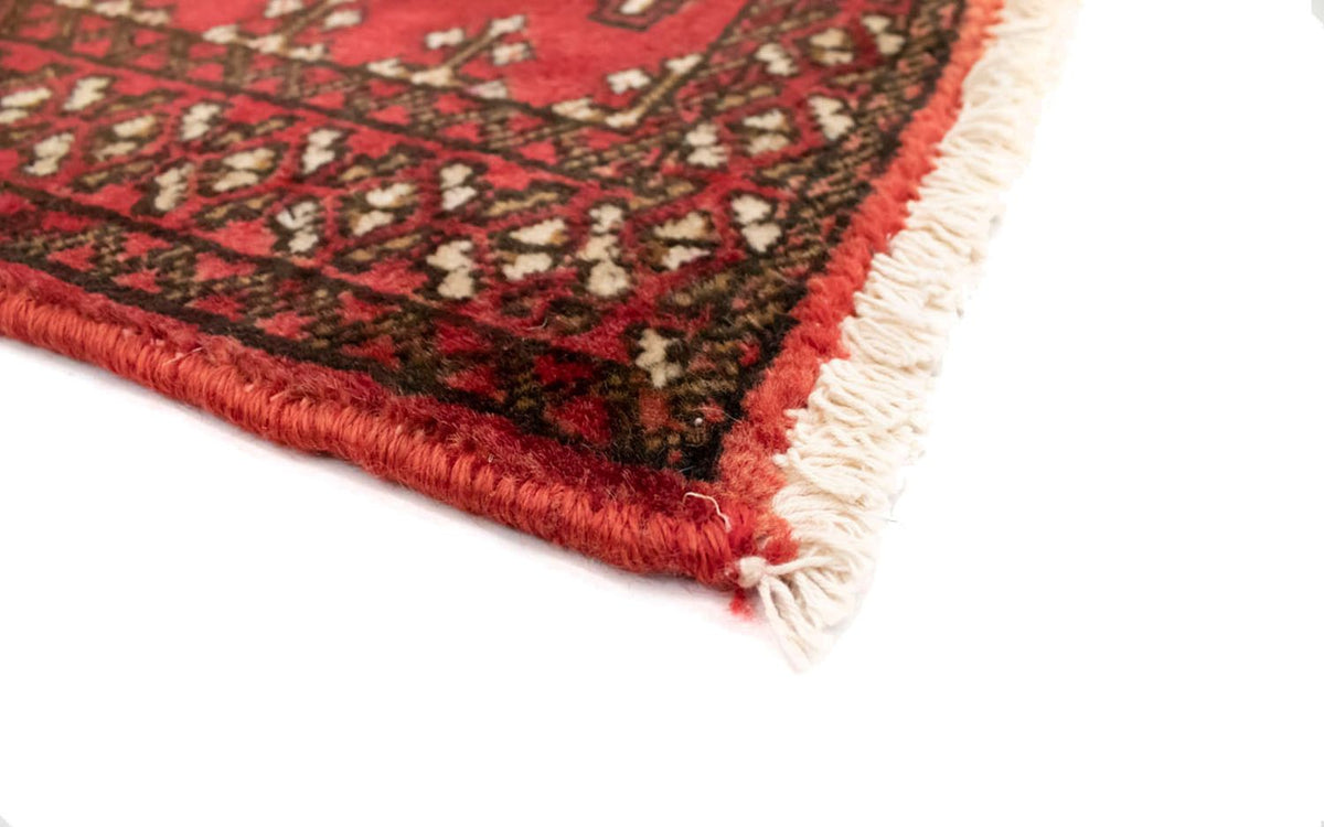 Runner Turkaman Rug - 100 x 50 cm - red