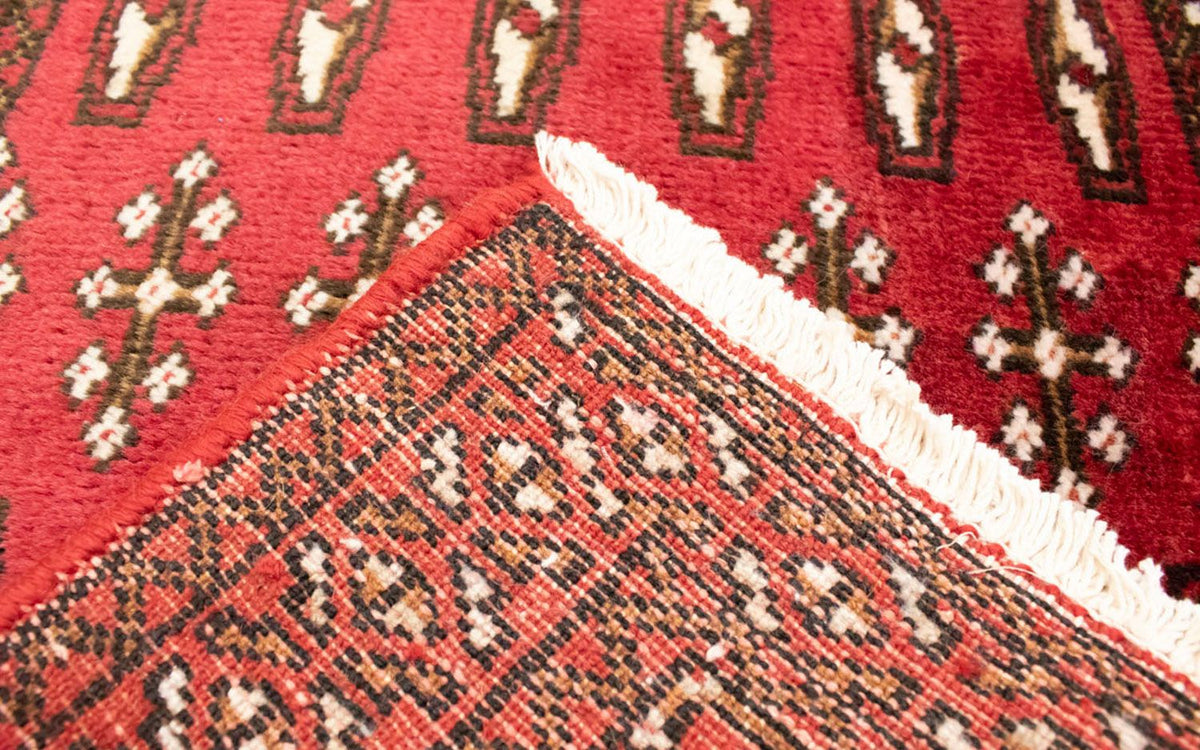 Runner Turkaman Rug - 100 x 50 cm - red