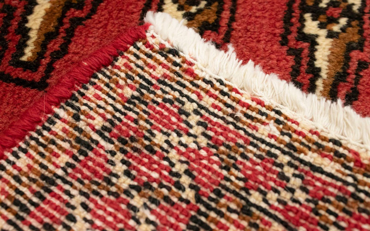 Runner Turkaman Rug - 100 x 50 cm - red