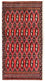 Runner Turkaman Rug - 100 x 50 cm - red