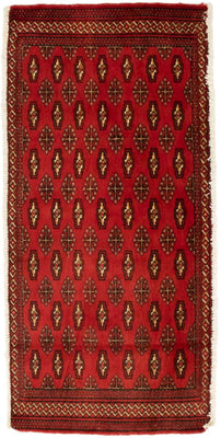 Turkaman Rug - 130 x 60 cm - red