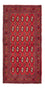 Runner Turkaman Rug - 100 x 50 cm - dark red