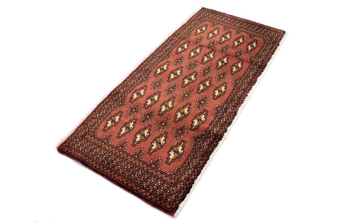 Turkaman Rug - 130 x 60 cm - rust