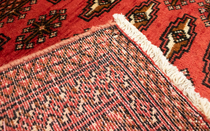 Turkaman Rug - 130 x 60 cm - red