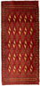 Turkaman Rug - 130 x 60 cm - red