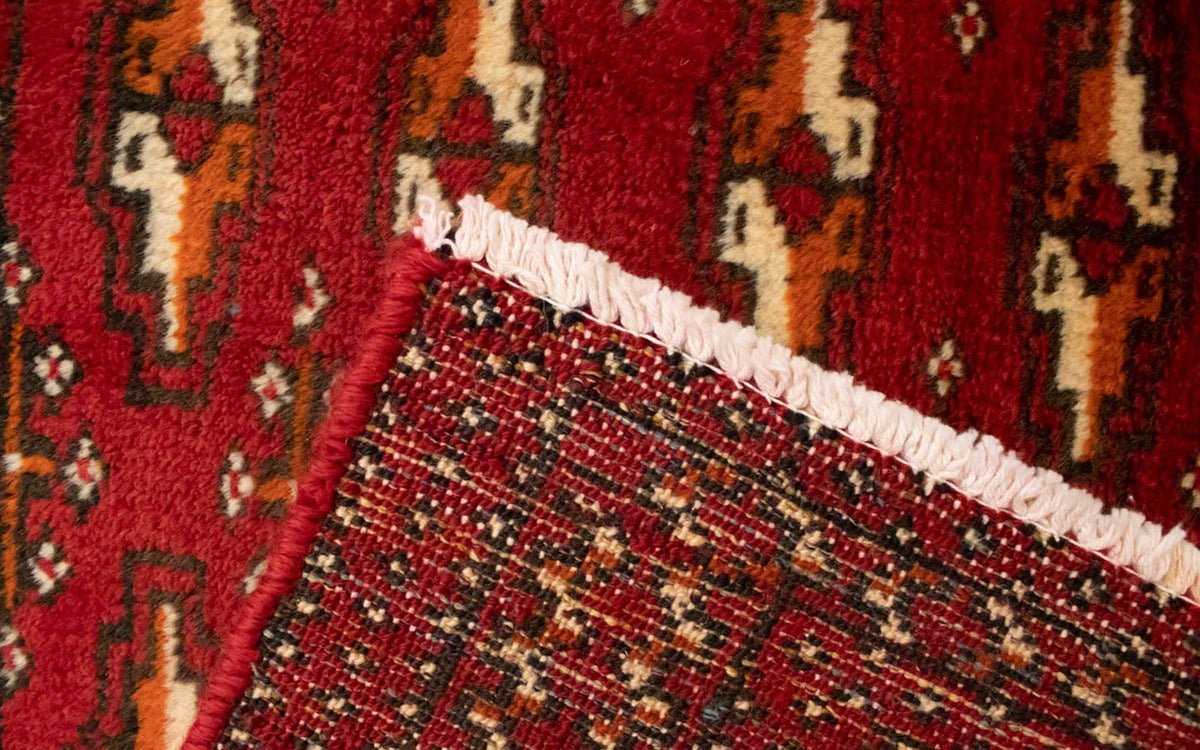 Turkaman Rug - 130 x 60 cm - red