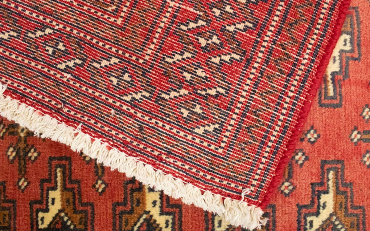 Turkaman Rug - 130 x 60 cm - rust