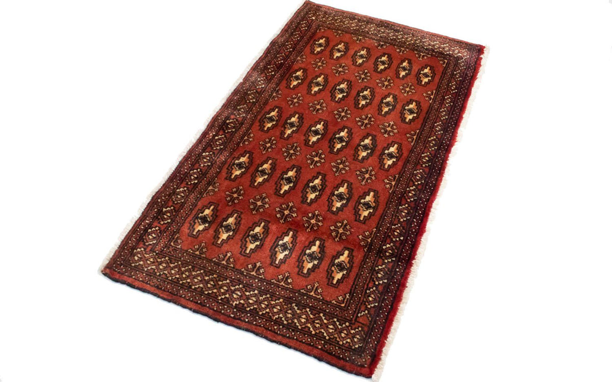 Turkaman Rug - 130 x 60 cm - red