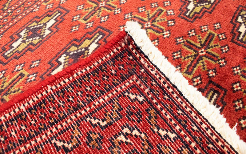 Turkaman Rug - 130 x 60 cm - rust