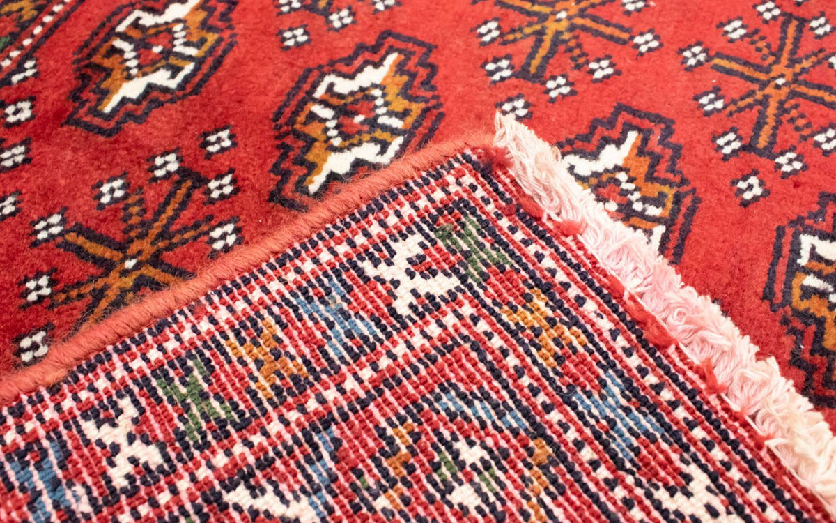 Turkaman Rug - 130 x 60 cm - red