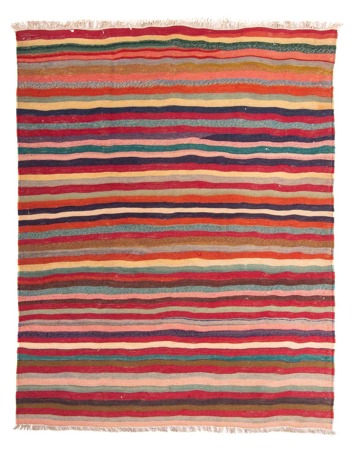 Kelim Rug - Old - 190 x 145 cm - multicolored