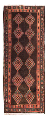 Runner Kelim Rug - Old - 290 x 110 cm - multicolored