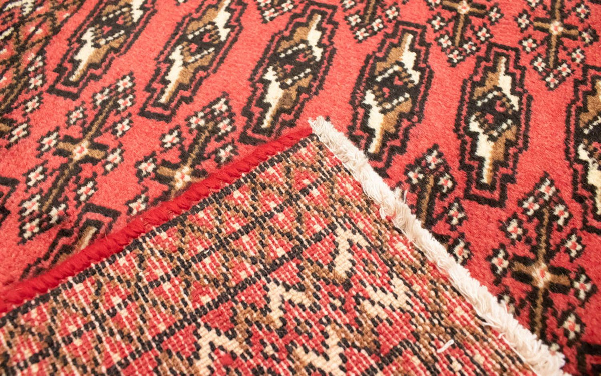Turkaman Rug - 130 x 60 cm - red
