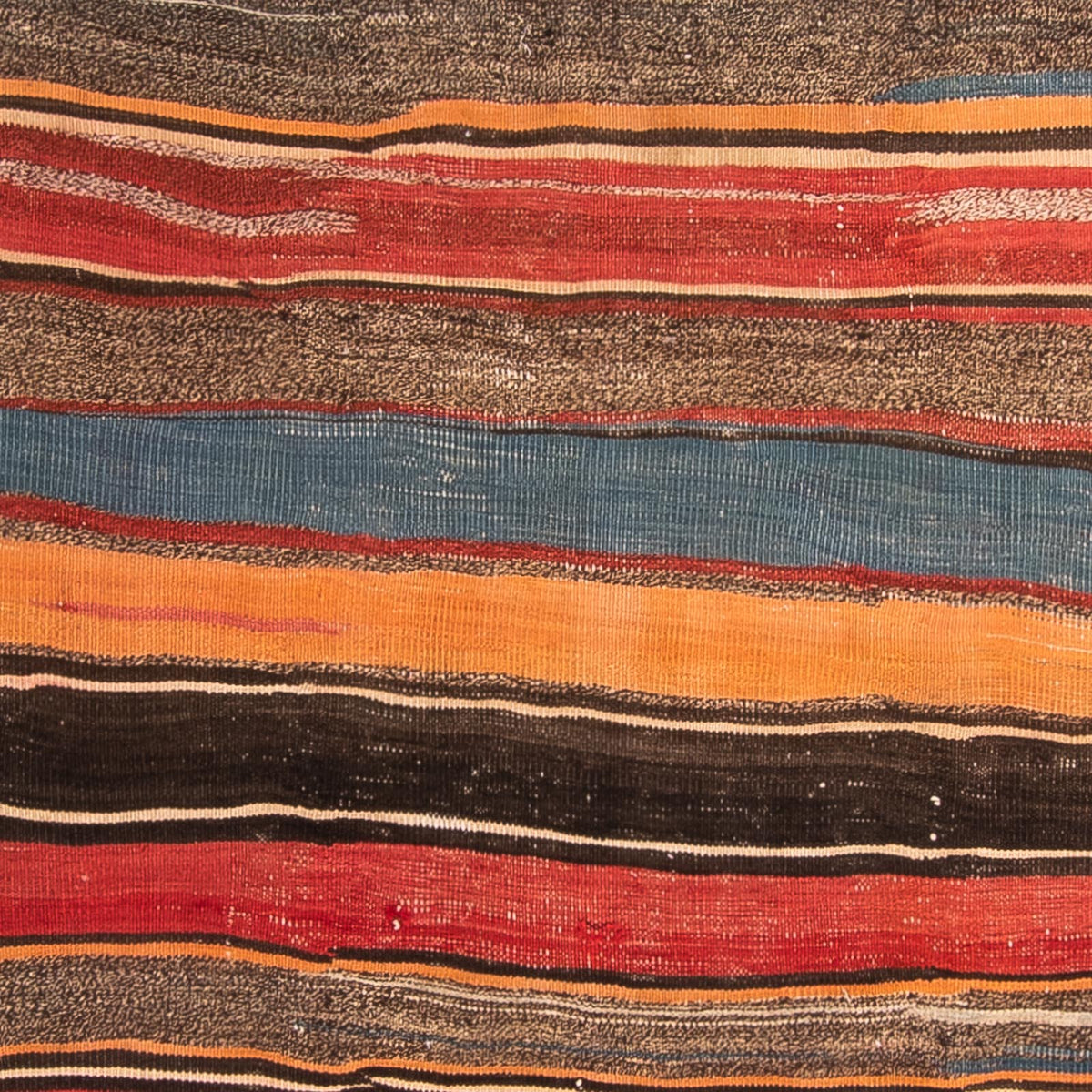 Runner Kelim Rug - Old - 330 x 135 cm - multicolored