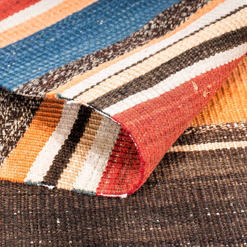 Runner Kelim Rug - Old - 330 x 135 cm - multicolored