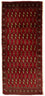 Turkaman Rug - 130 x 60 cm - red