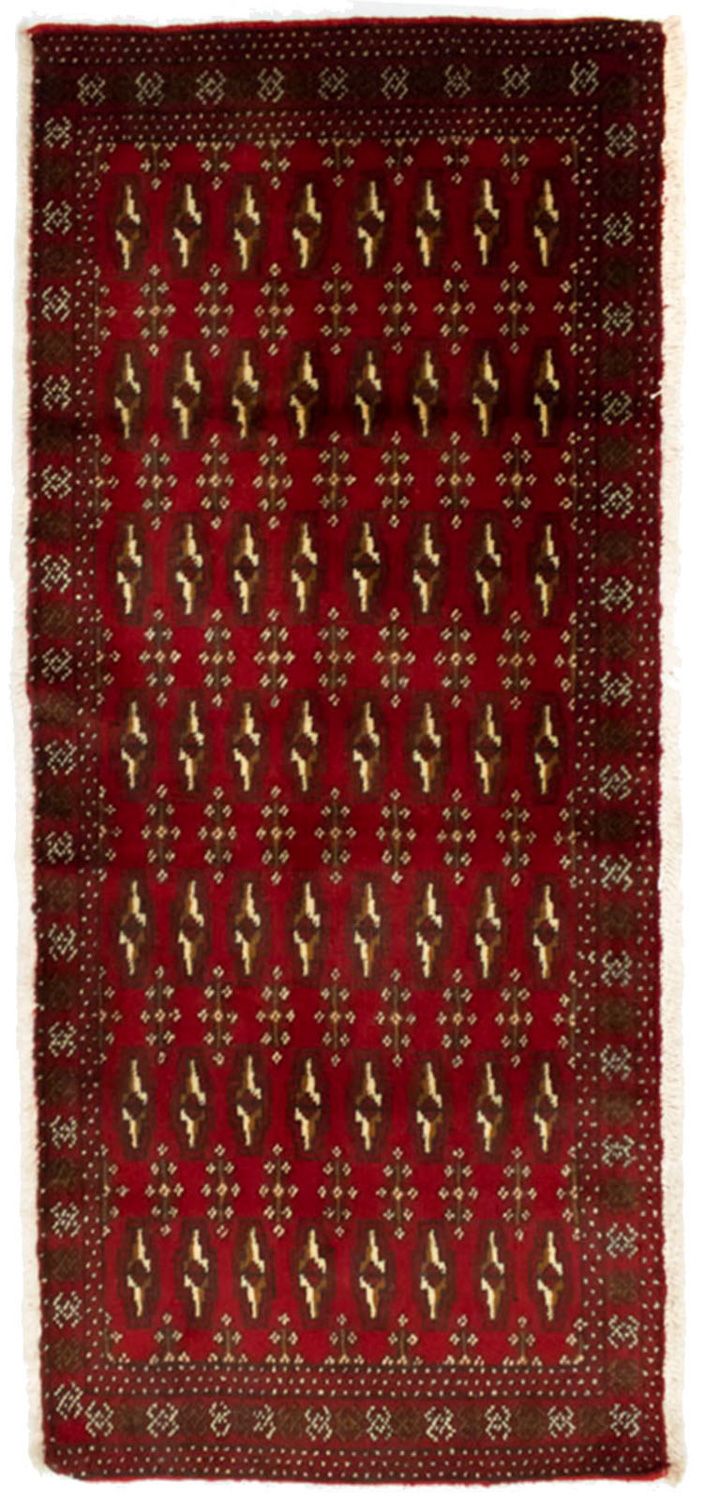 Turkaman Rug - 130 x 60 cm - red