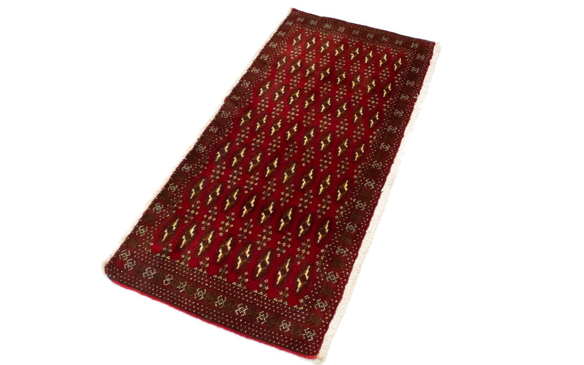 Turkaman Rug - 130 x 60 cm - red