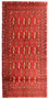 Turkaman Rug - 130 x 60 cm - red