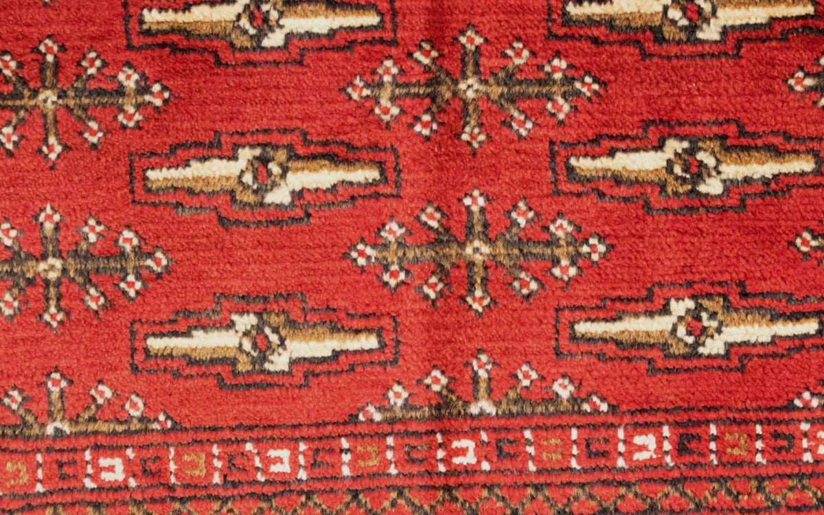 Turkaman Rug - 130 x 60 cm - red
