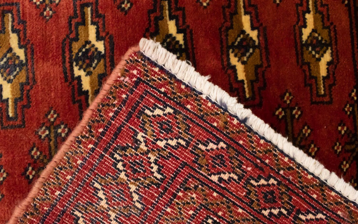 Turkaman Rug - 130 x 60 cm - rust