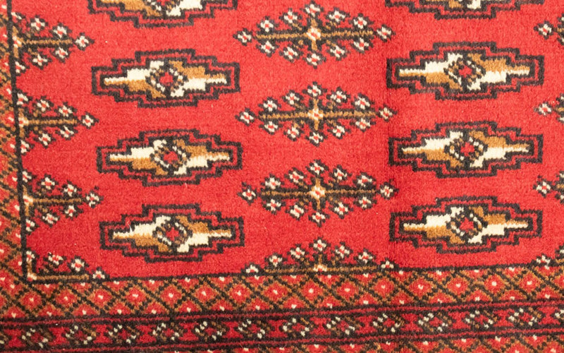 Turkaman Rug - 130 x 60 cm - red