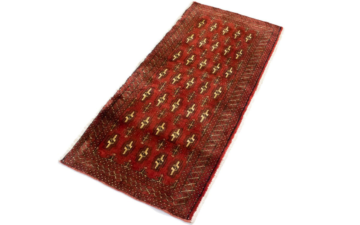 Turkaman Rug - 130 x 60 cm - red