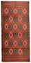 Turkaman Rug - 130 x 60 cm - orange
