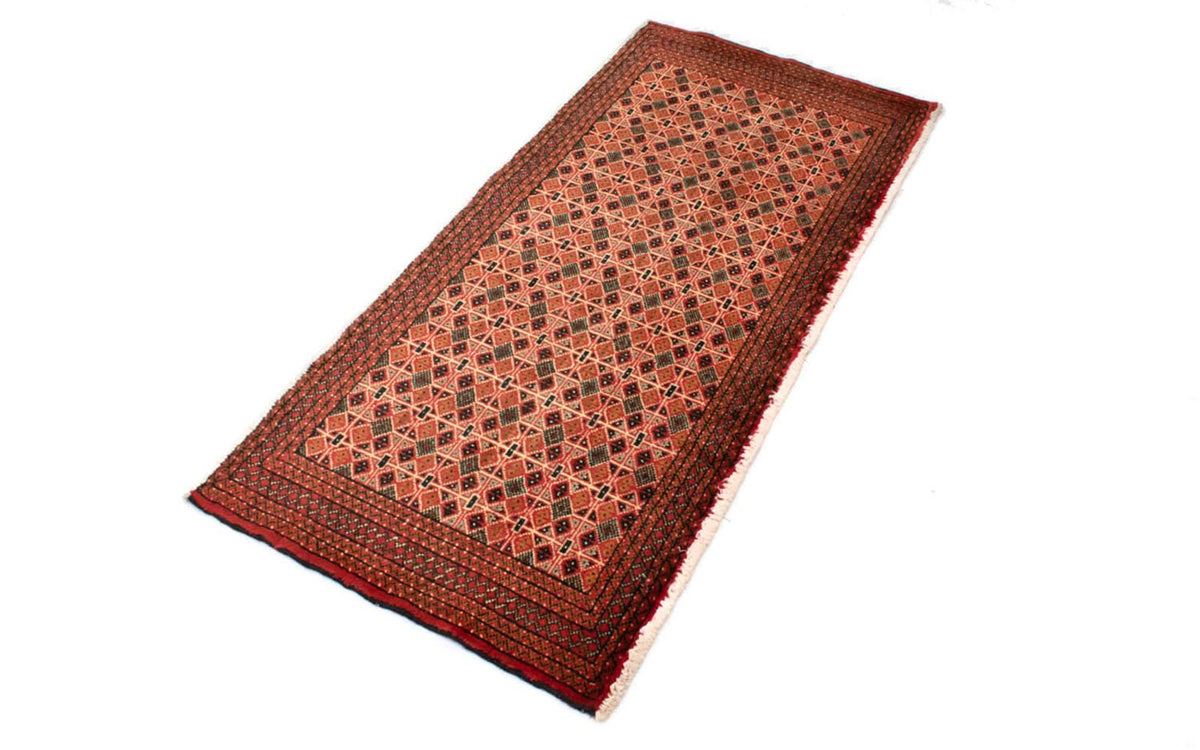 Turkaman Rug - 130 x 60 cm - light red