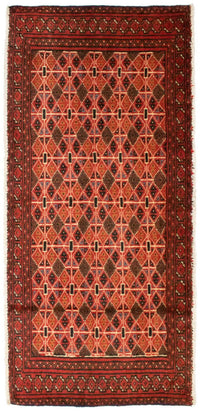 Turkaman Rug - 130 x 60 cm - orange