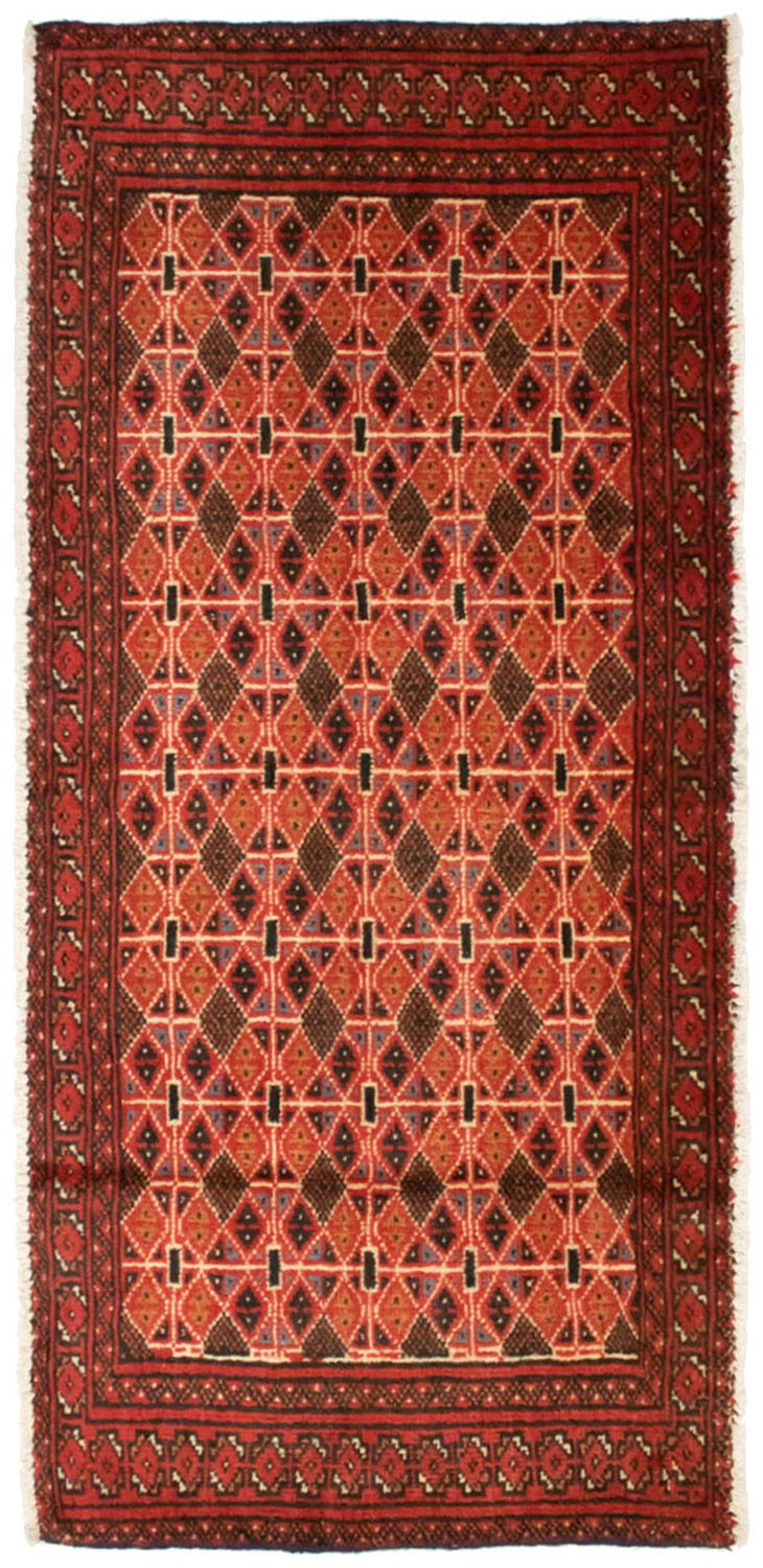 Turkaman Rug - 130 x 60 cm - orange