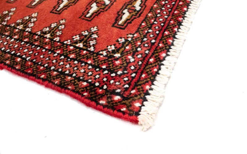 Turkaman Rug - 130 x 60 cm - red