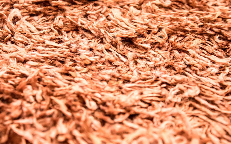 High-Pile Rug - 332 x 178 cm - orange