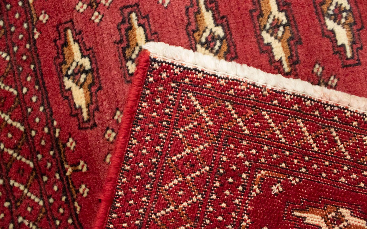 Turkaman Rug - 130 x 60 cm - red