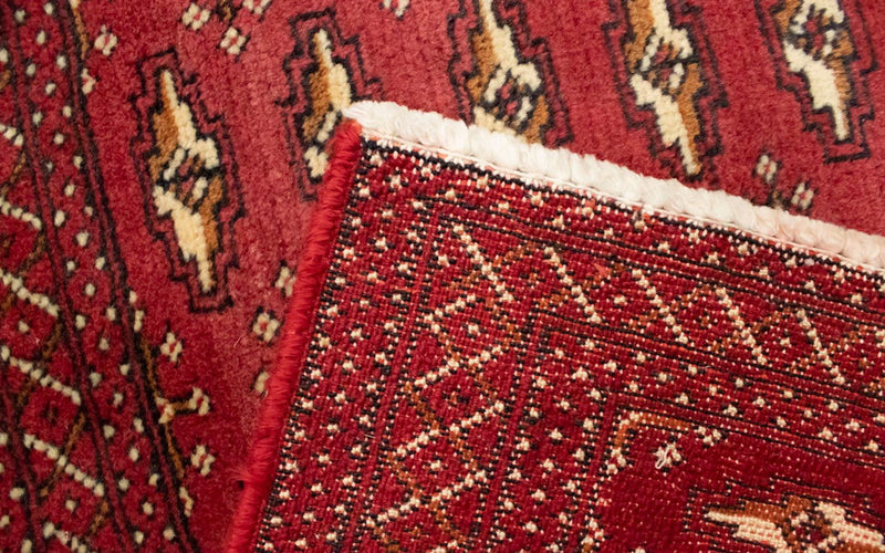 Turkaman Rug - 130 x 60 cm - red