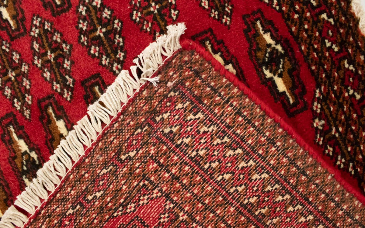 Turkaman Rug - 130 x 60 cm - red