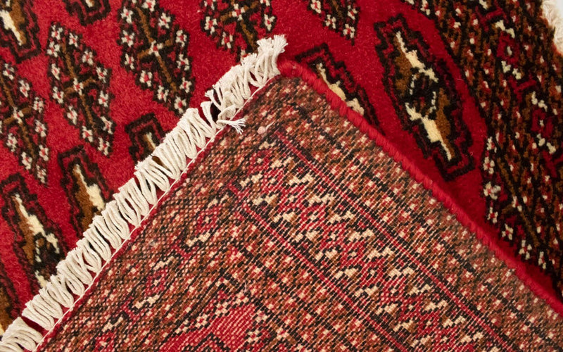 Turkaman Rug - 130 x 60 cm - red