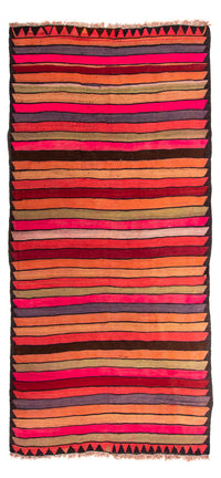 Runner Kelim Rug - Old - 325 x 160 cm - multicolored