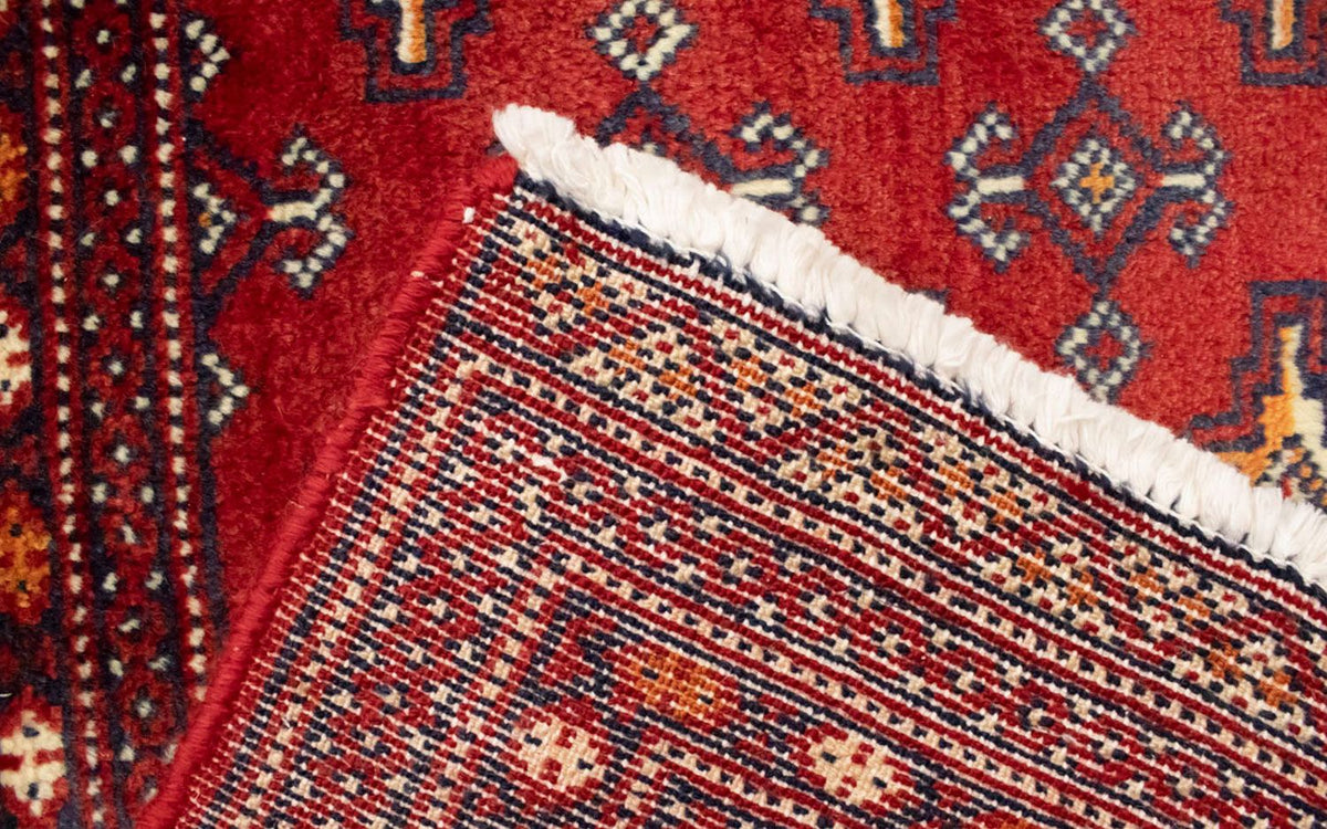 Turkaman Rug - 130 x 60 cm - red