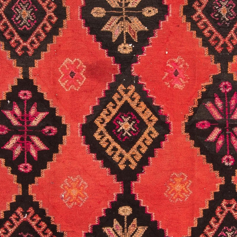 Runner Kelim Rug - Old - 400 x 140 cm - multicolored