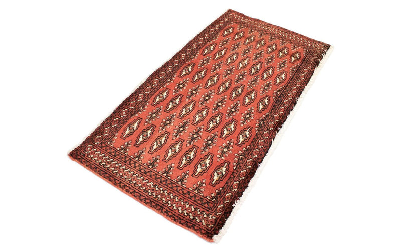 Turkaman Rug - 130 x 60 cm - rust