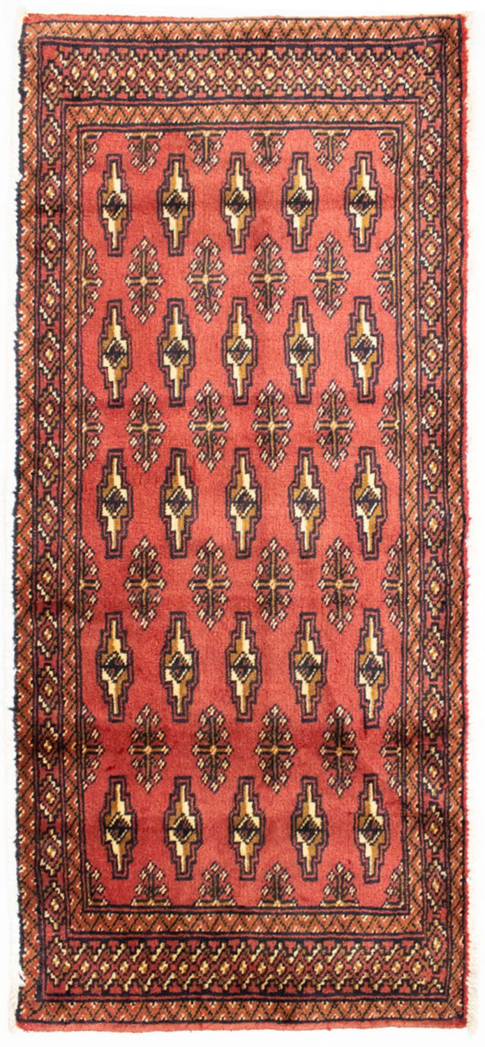 Turkaman Rug - 130 x 60 cm - red